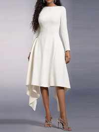White Midi Dress
