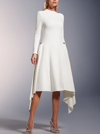 White Midi Dress