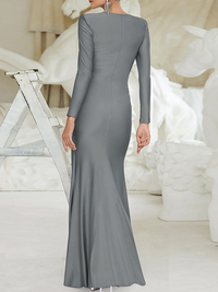 Solid Twisted Maxi Dress