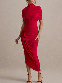 Ruched Bodycon Dress