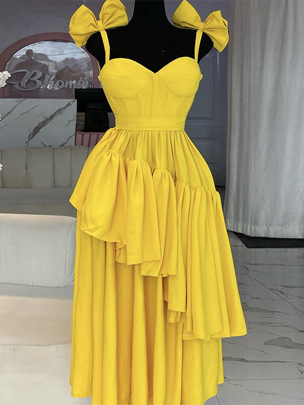 Bowknot Ruffle Dress