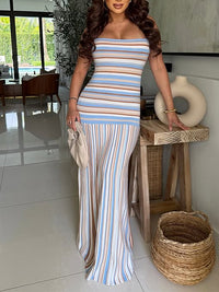 Stripe Cami Maxi Dress
