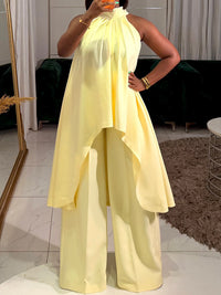 Sleeveless Tunic Top & Pants Set