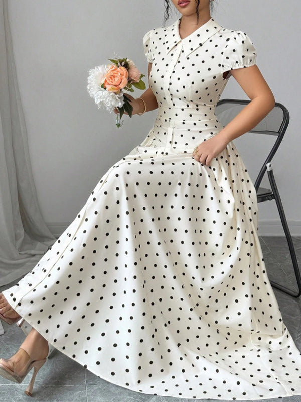 Dot Shirt Dress