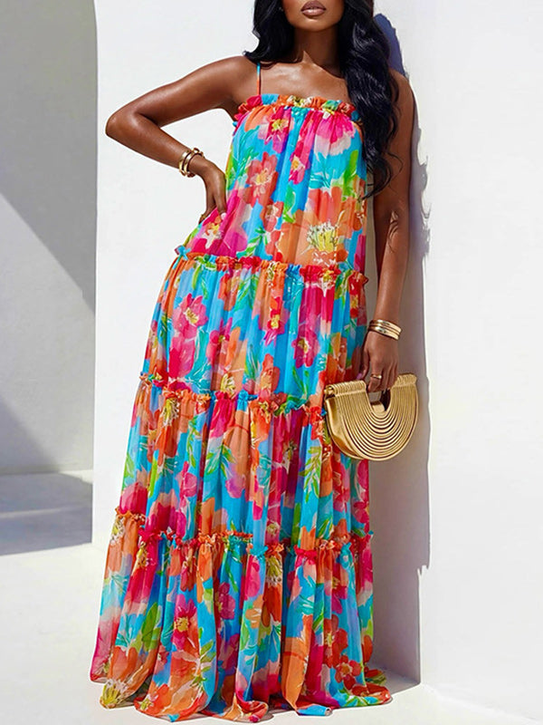 Floral Cami Maxi Dress