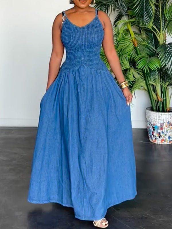 Smocked Cami Maxi Dress