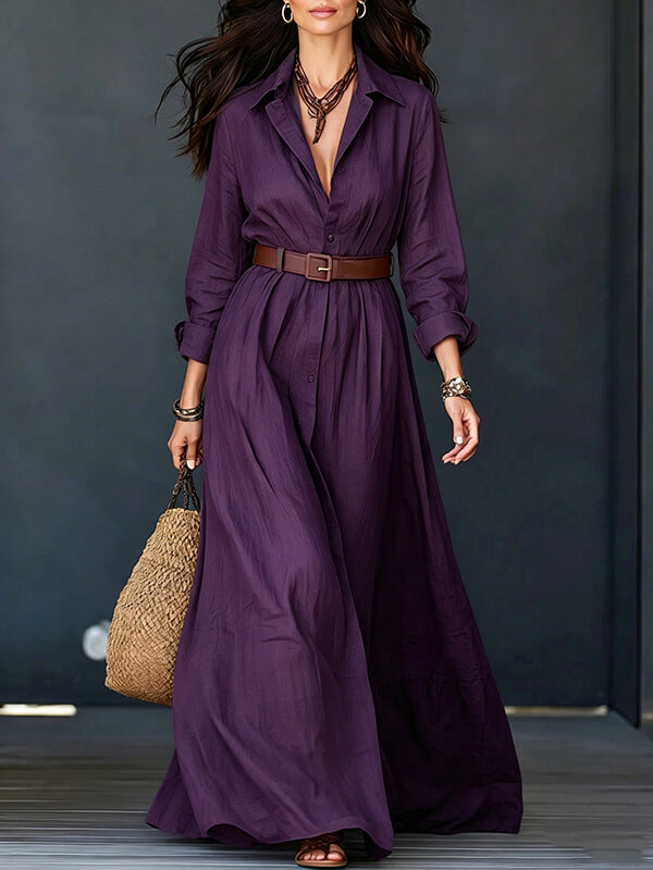 Belted Shirt Dress