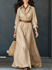 Belted Shirt Dress