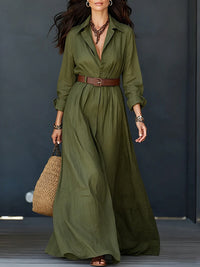 Belted Shirt Dress