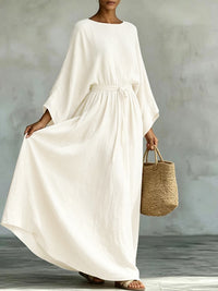 Solid Tied Maxi Dress