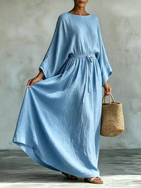 Solid Tied Maxi Dress