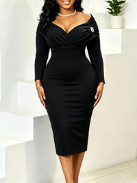 Off-Shoulder Bodycon Dress