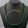 Jade Round Faceted Beads Necklace