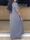 Beautiedoll Slouchy Solid Maxi Dress