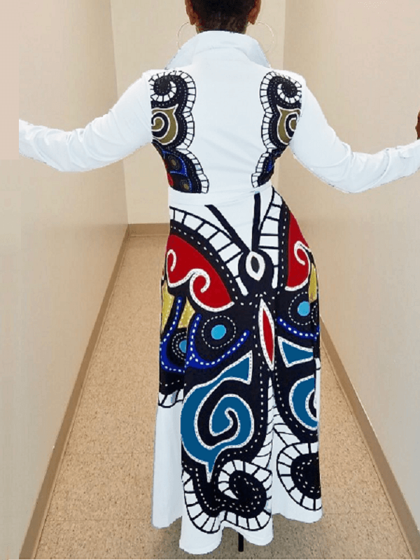 Beautiedoll Butterfly Shirt Dress