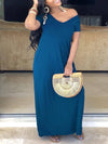 Beautiedoll Slouchy Solid Maxi Dress