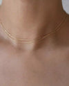 Super Dainty Wrap 14K Necklace