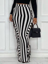 Beautiedoll Fringe Combo Stripe Skirt