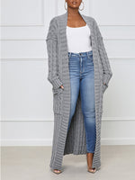 Beautiedoll Open-Front Cardigan with Pockets