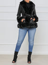 Faux Fur & Faux Leather Jacket
