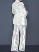 Beautiedoll Sequin Blazer & Pants Set