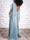 V-Back Maxi Dress