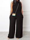 Beautiedoll Sleeveless Wide-Leg Jumpsuit