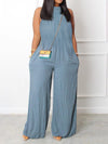Beautiedoll Sleeveless Wide-Leg Jumpsuit