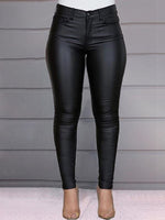 Beautiedoll Faux-Leather Skinny Pants