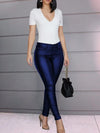 Beautiedoll Faux-Leather Skinny Pants