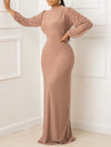 Beautiedoll Solid Maxi Dress