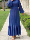 Beautiedoll Solid Ruffle Pleated Dress