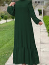 Beautiedoll Solid Ruffle Pleated Dress