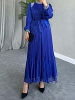 Studded Pleated Dress