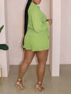 Solid Shirt & Shorts Set