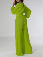 V-Neck Twisted Jumpsuit
