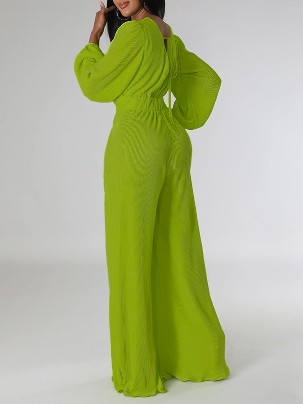V-Neck Twisted Jumpsuit