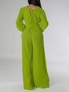V-Neck Twisted Jumpsuit