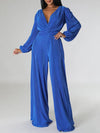 V-Neck Twisted Jumpsuit