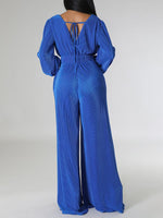 V-Neck Twisted Jumpsuit