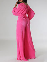 V-Neck Twisted Jumpsuit
