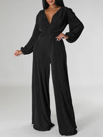 V-Neck Twisted Jumpsuit
