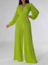 V-Neck Twisted Jumpsuit