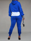 Ruched Combo Hoodie & Jogger Pants Set