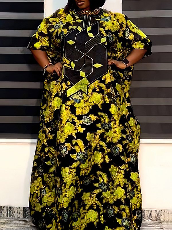 Printed Maxi Dress