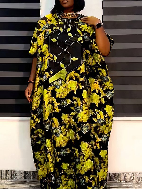 Printed Maxi Dress