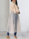 Sheer Combo Tunic Shirt