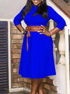 Beautiedoll Belted Midi Dress