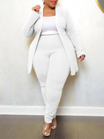 Solid Blazer & Pants Set