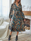 Printed Tied Shirt Dress